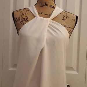 White Halter Top. Sz. M